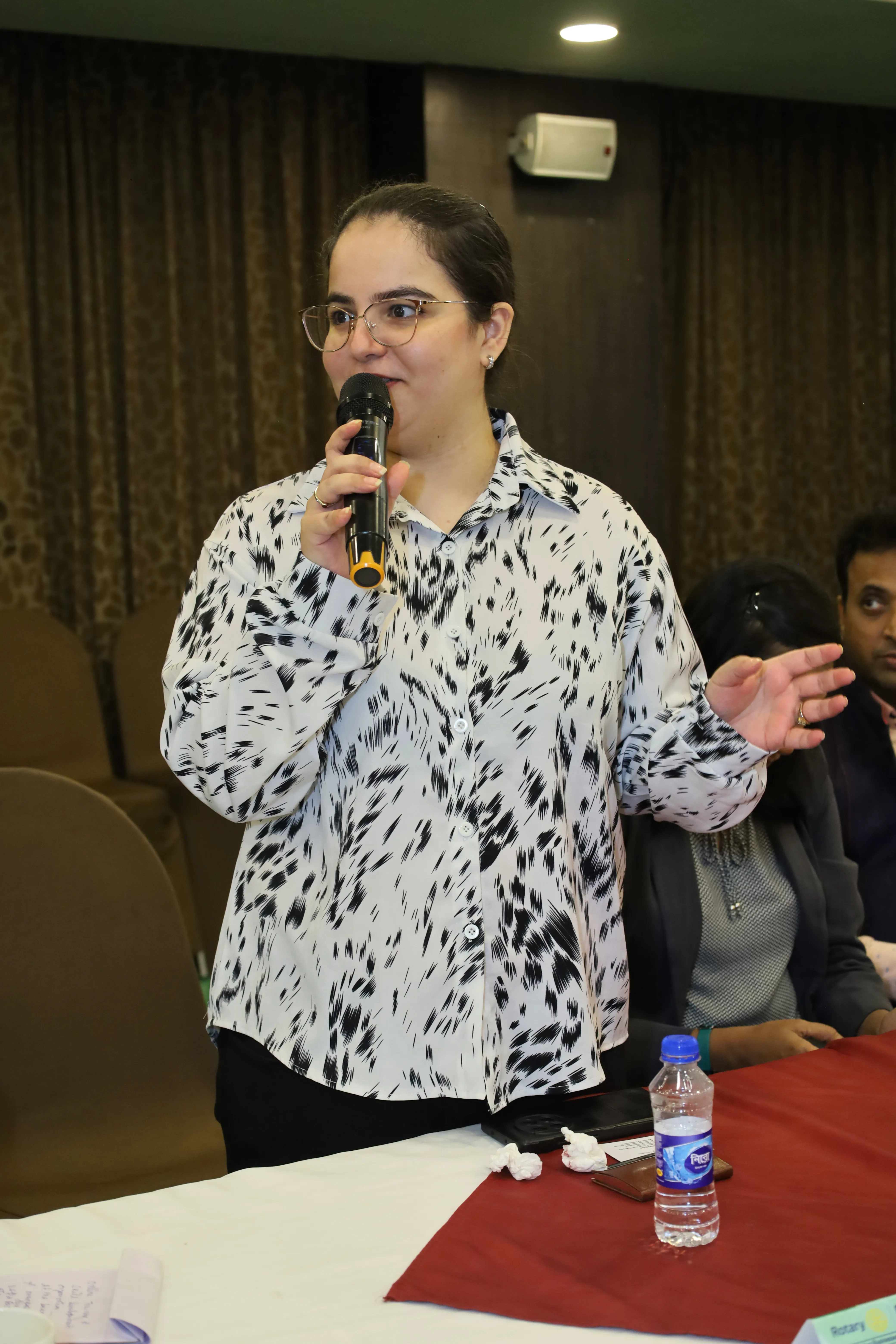 RMBF Kolkata member addressing a chapter meeting