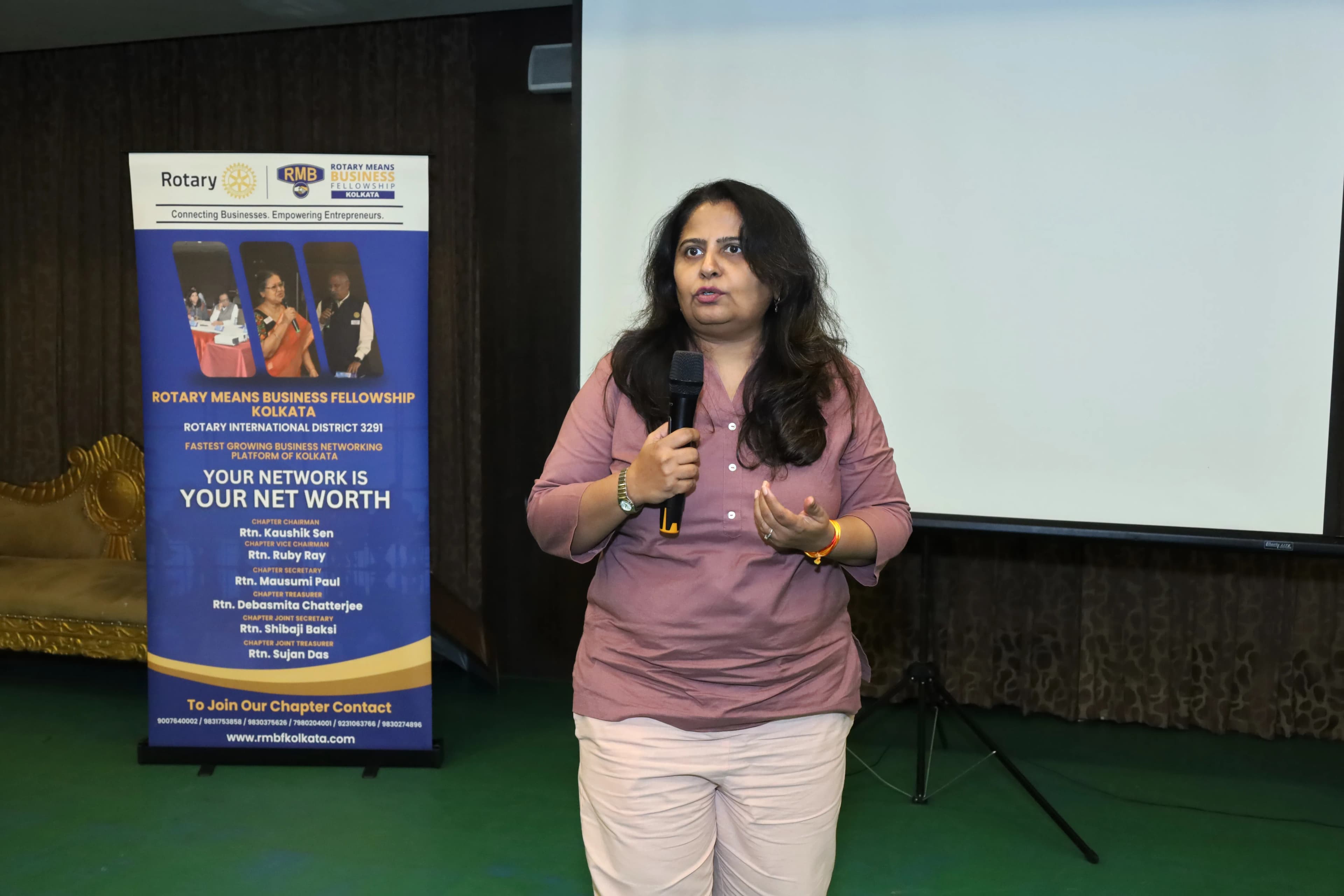 RMBF Kolkata members at a chapter meeting