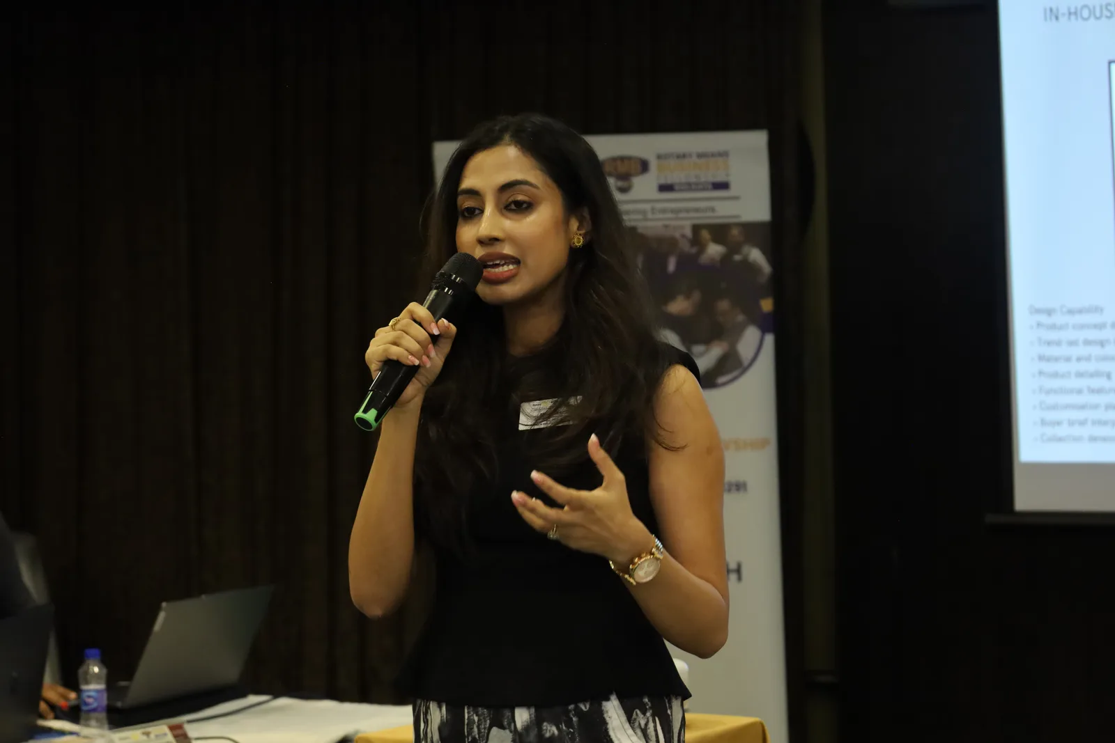A member presenting at an RMBF Kolkata feature presentation