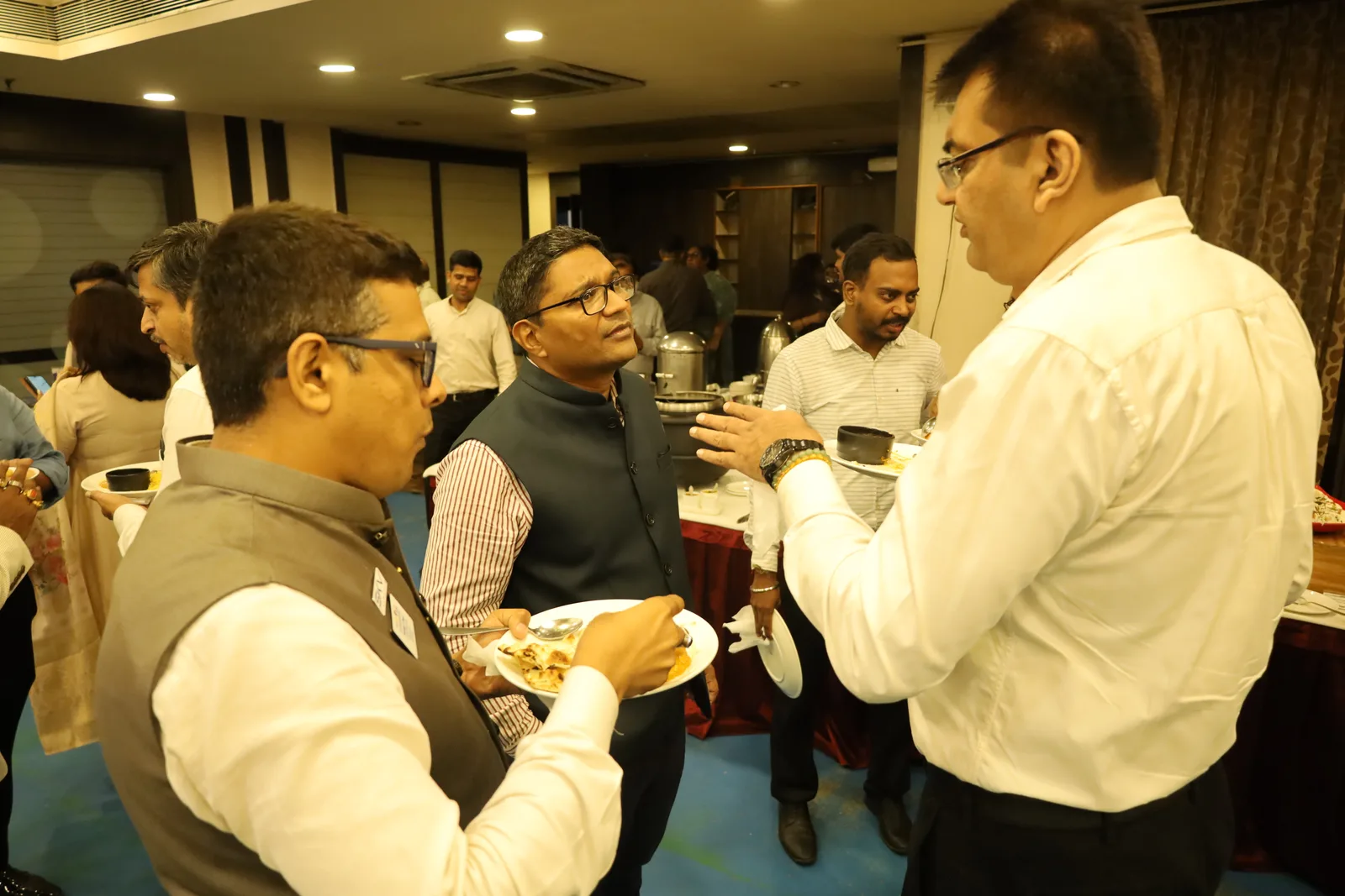 RMBF Kolkata members networking over refreshments